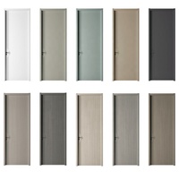 Porte Intérieure Moderne Insonorisée et Étanche en Bois pour Chambre, Modèles de Portes en Bois Modernes