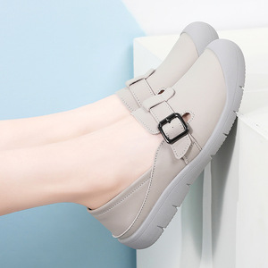 Genuine Leather Slip-on Female Spring New Female <b>Soft</b> <b>Shoes</b> - Product Image 4