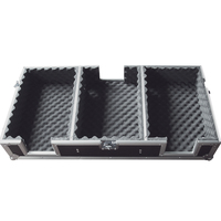 Flight case DJ en contreplaqué d'aluminium personnalisé de haute qualité pour équipement musical