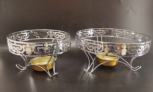 Ensemble <span class=keywords><strong>chauffe</strong></span>-plats pour hôtel, <span class=keywords><strong>plat</strong></span> chauffant <span class=keywords><strong>de</strong></span> <span class=keywords><strong>table</strong></span>, support <span class=keywords><strong>de</strong></span> <span class=keywords><strong>plat</strong></span>, réchaud à alcool, buffet - Product Image 2