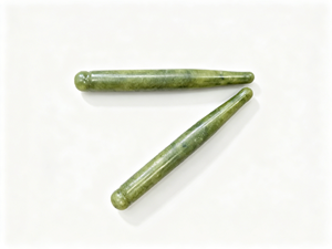 Mayorista: Pluma de acupuntura de jade Xiuyan, masajeador corporal y facial, herramienta de reflexología para masaje de cuello, cabeza y rostro. En stock. 1.48 USD por unidad. - Product Image 3