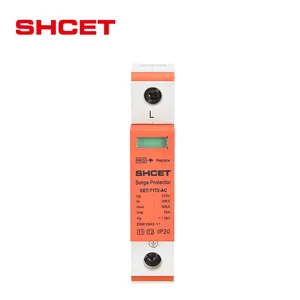 Customized CET-T1T2-AC 3 phase spd surge protection 50KA 100KA 120KA protector device 385v 2p 3p 4p 2 years warranty