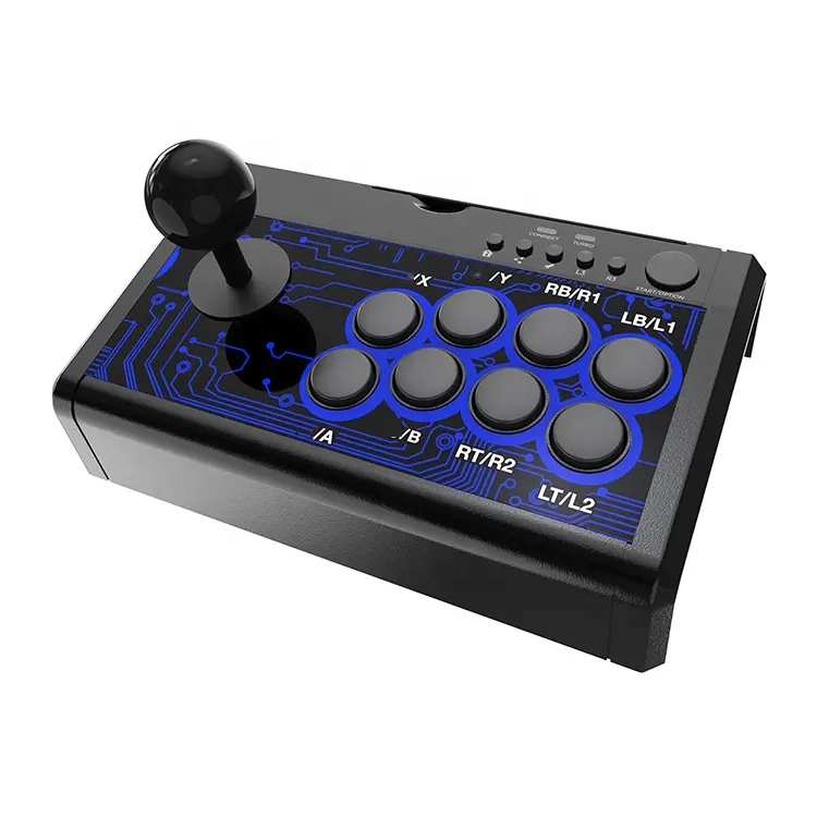7 in 1 premium arcade joystick usb gamepads fighting stick game controllers for pc/p4/ps4 slim/p4 pro/x box series/n-switch