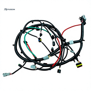 Faisceau de câblage de tableau de bord automobile multi-branche avec connecteur blanc personnalisé, faisceau de câblage automobile OEM 12V 24V - Product Image 2