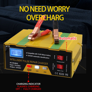 Caricabatterie per <span class=keywords><strong>Auto</strong></span> 12V/24V Intelligente con Riparazione a Impulsi 12W DC per Batterie al Piombo-Acido - Product Image 4