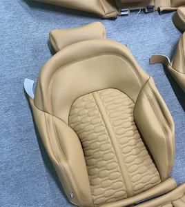 Accesorio <span class=keywords><strong>Interior</strong></span> para Auto, Fundas de Asiento Deportivas Personalizadas, Cubierta de Cuero para Asientos Deportivos de Carreras para <span class=keywords><strong>Audi</strong></span> RS A4 A5 A6 A7 Q3 Q5L Q8 - Product Image 5