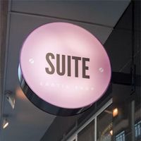 Enseigne Lumineuse LED Carrée Ronde Acrylique Personnalisée d'Intérieur, Panneau Lumineux Logo Rotatif Rond d'Extérieur, Vente Directe d'Usine