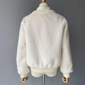 Popolare <span class=keywords><strong>donna</strong></span> a buon mercato <span class=keywords><strong>pelliccia</strong></span> artificiale giacca da Baseball girocollo corta alla moda da <span class=keywords><strong>donna</strong></span> <span class=keywords><strong>cappotto</strong></span> in <span class=keywords><strong>pelliccia</strong></span> sintetica invernale - Product Image 6