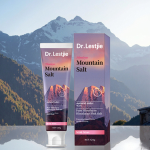 Pasta Dental Blanqueadora con Sal del <span class=keywords><strong>Himalaya</strong></span> Dr. Lestjie, Fórmula sin Flúor, Antibacteriana, Elimina Manchas Amarillas, Refresca el Aliento - Product Image 6