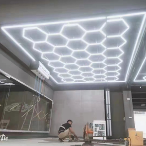 한인 폴란드어 수리 빛 자동차 자동차 차체 수리 육각형 led 빛 세차 차고 천장 조명 - Product Image 6