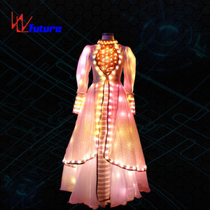 Abito LED Bianco Colorato con Ali per Donne / Costumi LED per Ragazze, Abito Gonfio LED per Ragazze, Costume da Adulto <span class=keywords><strong>Sexy</strong></span> per Danza Senza Vestiti - Product Image 6