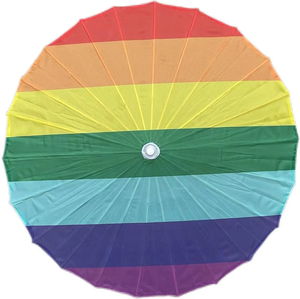 Parasol Arc-en-ciel, <span class=keywords><strong>drapeau</strong></span> américain Stars&Stripes, tissu en soie, style romantique, impression numérique, danse classique, pliable, 82 cm, fête - Product Image 1