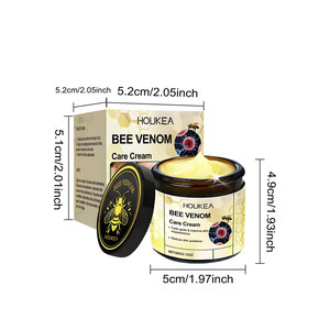 Crème de soin de la peau pour le corps au venin d'abeille biologique 60g - Crème hydratante anti-rides et nourrissante apaisante - Product Image 5