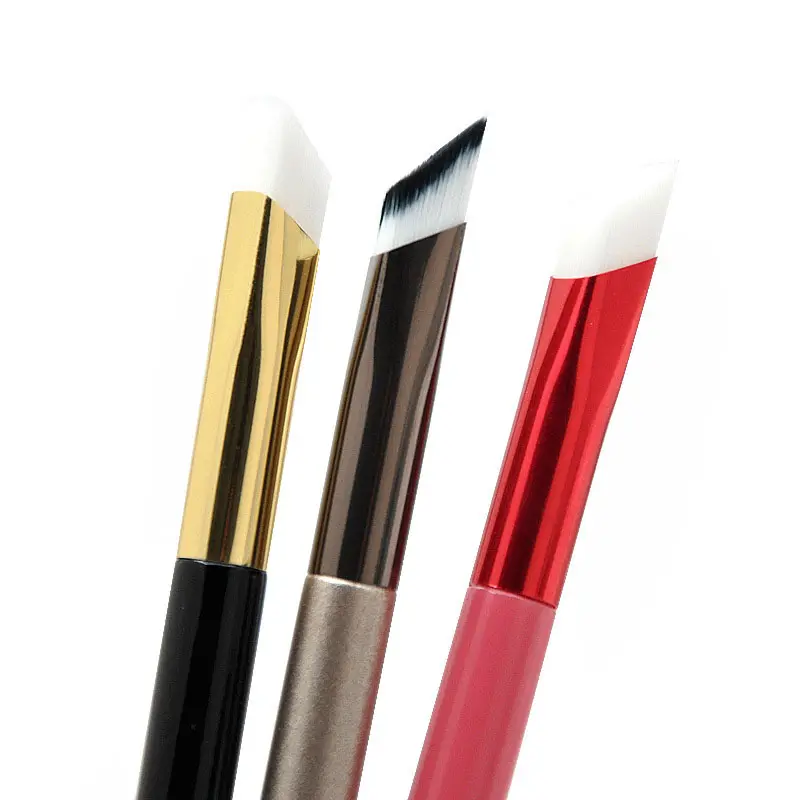 1pc squared shape eyebrow makeup brush angled smooth canvas concealer brush private label add logo customize wholesales