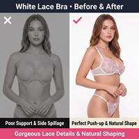 Ensemble de lingerie style français en dentelle de jardin de roses, avec broderie de roses en maille transparente, soutien-gorge à armatures, culotte string et bretelles réglables, design élégant
