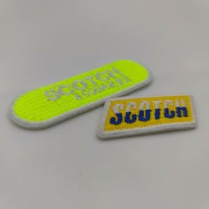 Custom Logo Embroidery Twill Eco-Friendly Self-adhesive <b>Sew</b> Iron-<b>On</b> Flower Heart Design Embroidered <b>Patches</b> for Clothing Hats - Product Image 4
