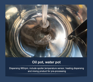 Chân không nhũ hóa Mixer mỹ phẩm kem lotion homogenizer Emulsifier kem đánh răng làm cho máy sản xuất - Product Image 6