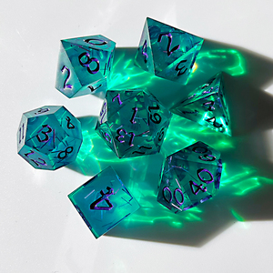 Dé à bords tranchants Warhammer Deborah Ann Woll d & d simulateur de table d & d Witchlight carnaval chandlekeep mystère - Product Image 1