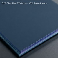 Fenêtre à battant BIPV CdTe à économie d'énergie OEM/ODM avec verre trempé pour balcon