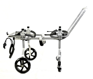 HEDY PW03 – fauteuil roulant <span class=keywords><strong>à</strong></span> 4 roues en alliage d'aluminium pour chien et <span class=keywords><strong>chat</strong></span>, chariot, fauteuil roulant pour pattes avant et arrière et chien et <span class=keywords><strong>chat</strong></span> - Product Image 4