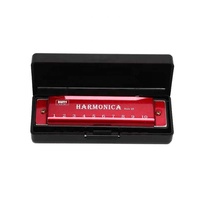 1pcs Woodwind Music Instrument 10 Holes for Rock Country Folk Jazz Melodica Swan Harmonica Diatonic Blues Harp Mouth Organ