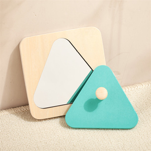 Rompecabezas <span class=keywords><strong>de</strong></span> Madera con Espejo para Niños Pequeños - Clasificador <span class=keywords><strong>de</strong></span> Formas Montessori, Juguete <span class=keywords><strong>de</strong></span> Autodescubrimiento para Bebés, Habilidades Motoras Finas, Regalo para Niños <span class=keywords><strong>de</strong></span> 1 Año - Product Image 4