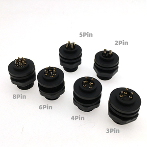 Conector de Cable Impermeable DREAN Macho-Hembra de 2-5 Pines, Enchufe Eléctrico M12 para Panel - Product Image 2