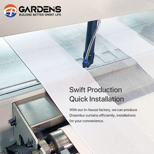 Jardín personalizado diseño Popular eléctrico Vertical persianas transparentes motorizadas Hanas persianas sombra sueño como cortina Xiaomi Tuya - Product Image 5