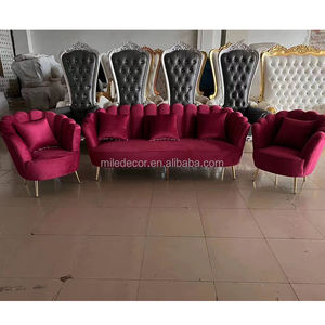 Juego de sofás de boda asiáticos de alta calidad, muebles de boda, juego de sofás para eventos, bodas - Product Image 6
