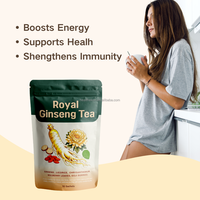 Tisane Ekon aux herbes naturelles, ginseng, baies de goji entières et chrysanthème, mélange sans caféine pour l'équilibre quotidien des hommes