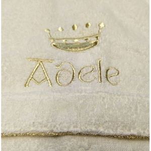 003 Accappatoio con Nome + Corona - Product Image 1