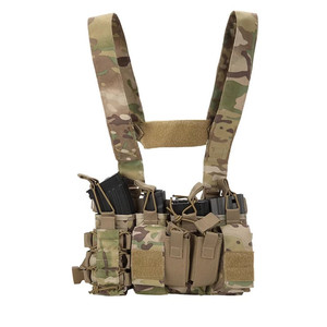 Gilet de poitrine tactique en gros Gilet de poitrine Molle Multifonction Mag Rig Harnais Gilet Sac Hommes Tir Chasse Formation CS Jeux - Product Image 1