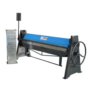 Novo tipo prensa manual de folha galvanizado duto quadrado que faz a máquina placa máquina de dobra manual de