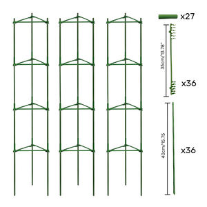 Fabriek Direct Geplastificeerde Tomatenkegel Kooien Duurzame Plant Ondersteuning En Stabiliteit Oplossing Met Komkommer Trellis - Product Image 5