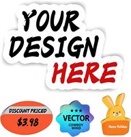 Etiqueta Adhesiva Personalizada con su Propio Logotipo, Etiqueta de Identificación de PVC Vinilo Impermeable y Resistente al Sol para Computadora, Equipaje, Autoadhesiva, DIY
