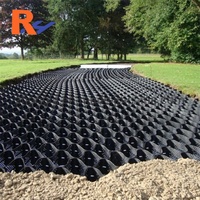 Géocell en HDPE durable de taille 4mx6m, distance de soudure 712mm, fabriqué en Chine, pour toitures vertes et pentes de collines