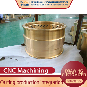 Douille à bride de douille hexagonale en bronze du broyeur tertiaire C84400 en matériel d'alliage de cuivre - Product Image 2