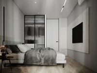Service de visualisation d'intérieur de suite d'hôtel sur mesure, dessin CAO de construction 2D, rendu 3D pour appartement
