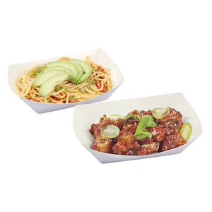 Plateau de bateau jetable moderne rond biodégradable recyclé imperméable de haute qualité OEM/ODM avec logo personnalisé - Product Image 2