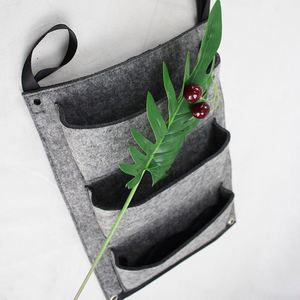 Sacs de culture en feutre écologiques personnalisés, sac à plantes vertical suspendu à 3 poches pour balcon et jardin domestique - Product Image 3