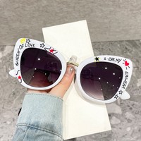 Lunettes de soleil pour femmes, style punk, monture œil-de-chat, monture intégrale, style européen et américain - Polyvalentes pour l'extérieur avec protection UV
