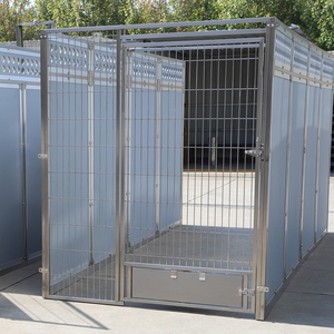 Luxury Full Bank Stackable Veterinary Stainless Steel <strong>Dog</strong> <strong>Kennels</strong> Metal <strong>Dog</strong> Cages - Product Image 1