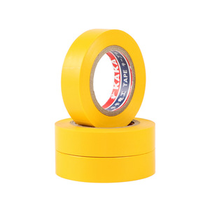 Unison Plastic Tape Pvc Electrical Insulation Yellow 19mm X 10m Single Sided Waterproof - Product Image 4