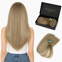 Usine de cheveux naturels de Qingdao, vente en gros de bandes adhésives pour extensions de cheveux, extensions de cheveux naturels, 100% cheveux humains