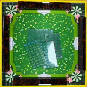 07 A Modern, Custom-designed Neoprene Rubber Anti-slip, Noise-reducing, and Durable <b>Golf</b>-themed American Mahjong <b>Mat</b>. - Product Image 1