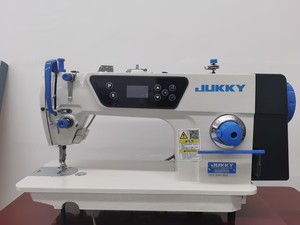 JUKKY 9806T Direct Drive Industrial Apparel Machinery New Single Needle Automatic Cut Threads Lockstitch <b>Sewing</b> Machine - Product Image 1