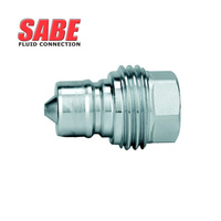 1/4 ''3/8" 1/2 "3/4" 1 "série VVS Type de vis haute pression à dégagement rapide BSPP NPTF accouplement accouplement hydraulique plus rapide