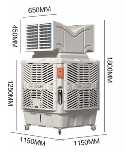 Refroidisseur d'air mobile double face sur pied industriel avec <span class=keywords><strong>moteur</strong></span> et roulement personnalisables 220V/380V <span class=keywords><strong>pour</strong></span> une utilisation durable - Product Image 2