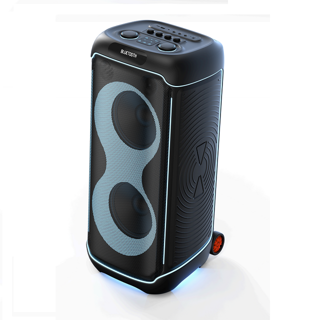 Caixa De Som Top Sound Strong Bass Professional Bocinas 2x10 Inch 100W Woofer Portable Speaker Karaoke Party Speaker