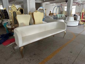 Lover posti divano divano per la decorazione della casa per il matrimonio soggiorno in acciaio inox prezzo all'ingrosso per alberghi - Product Image 2